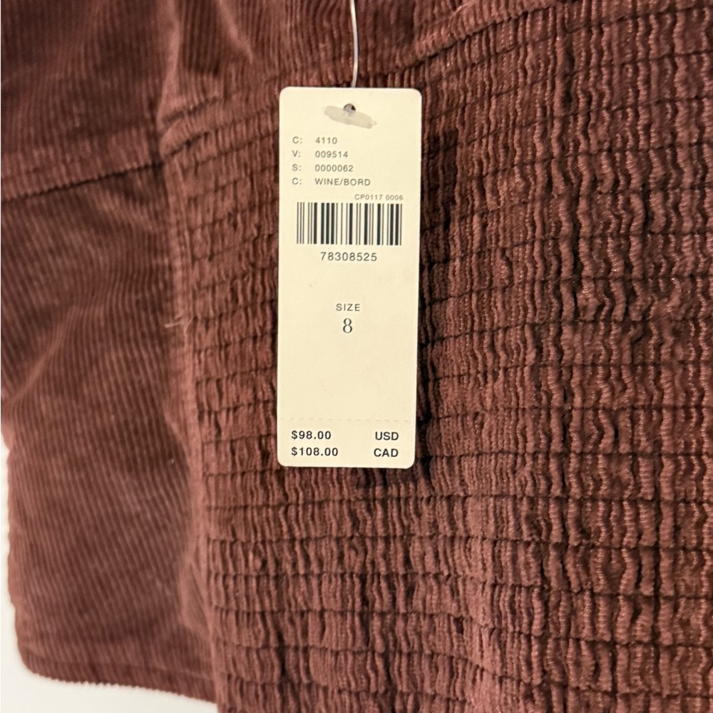 Pilcro Corduroy Corset Top - Picture 5 of 5